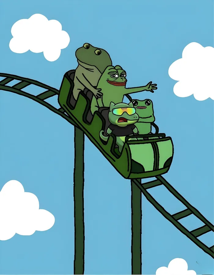 ANOXX and friends in the front car of a roller coaster